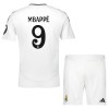 Maillot de Supporter Real Madrid Mbappé 9 Domicile 2024-25 Pour Enfant